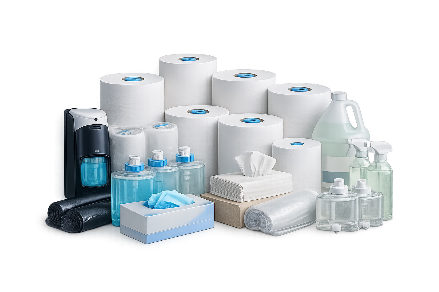 Par levels and reorder planning for core paper and dispenser supplies